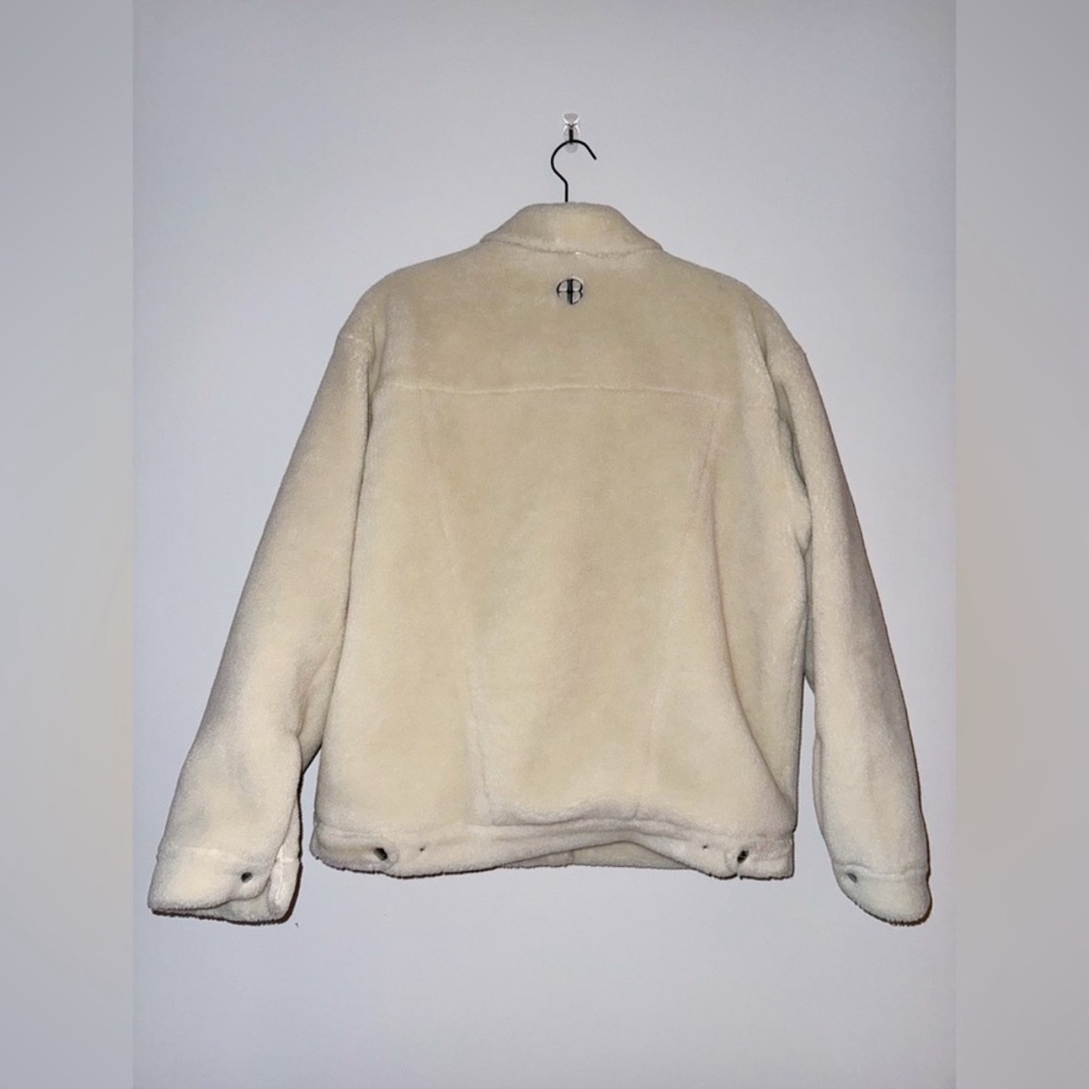 Anine Bing faux shearling oversized bomber jacket apres ski cabincore teddy - Picture 9 of 15
